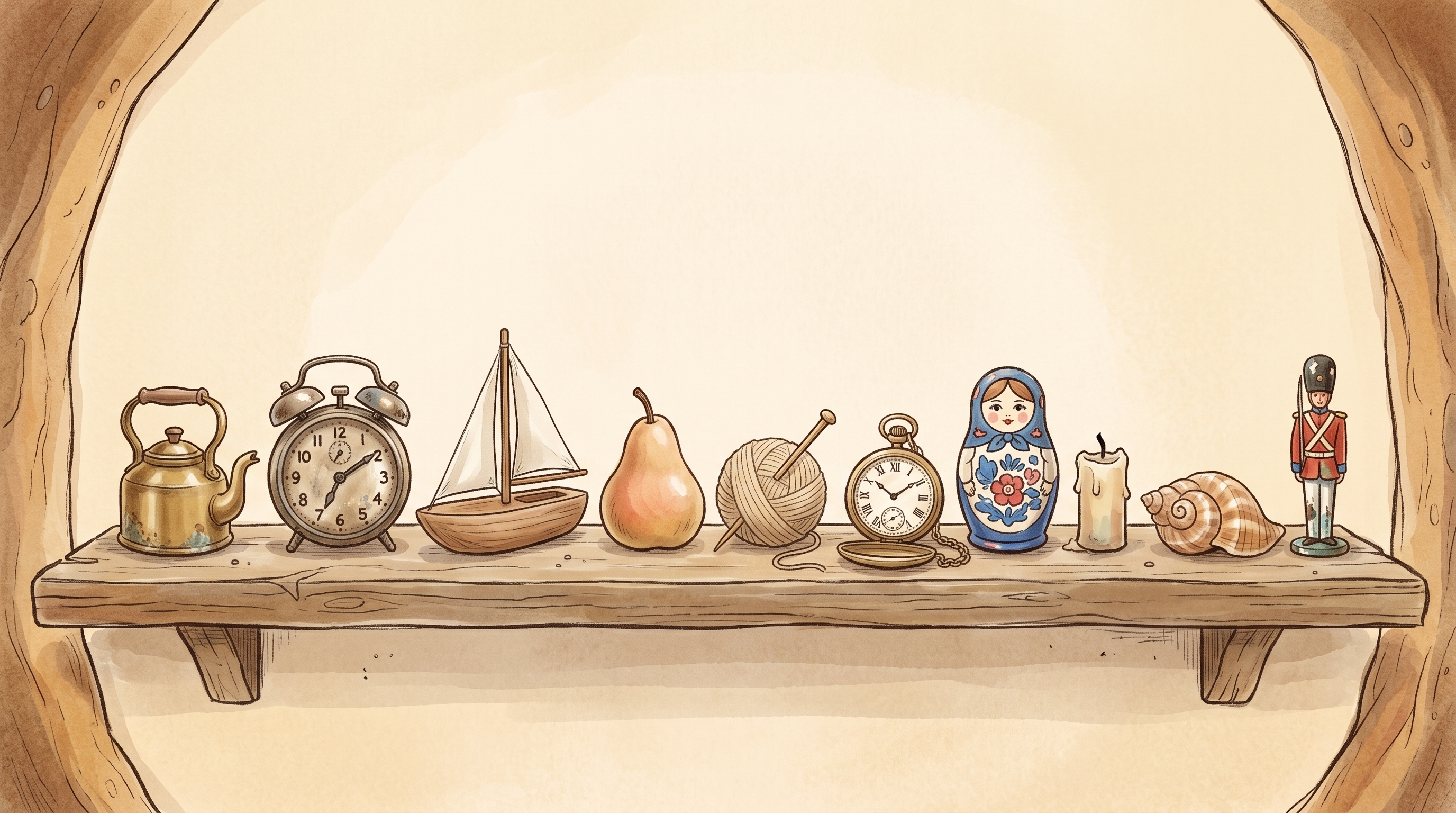 The museum shelf